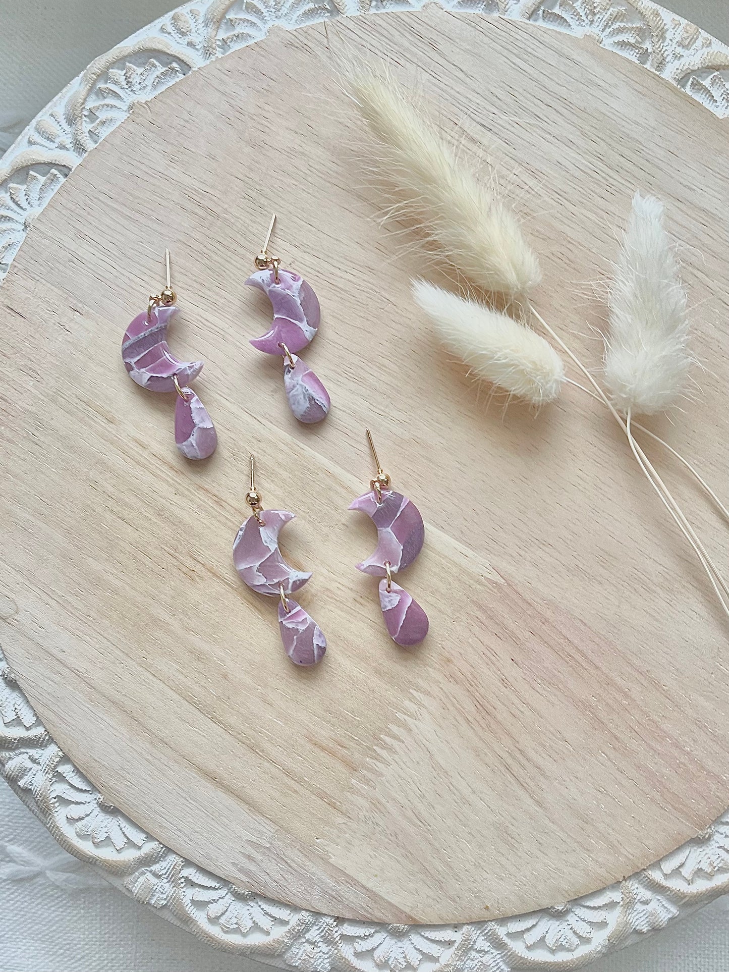 Petite moon dangle