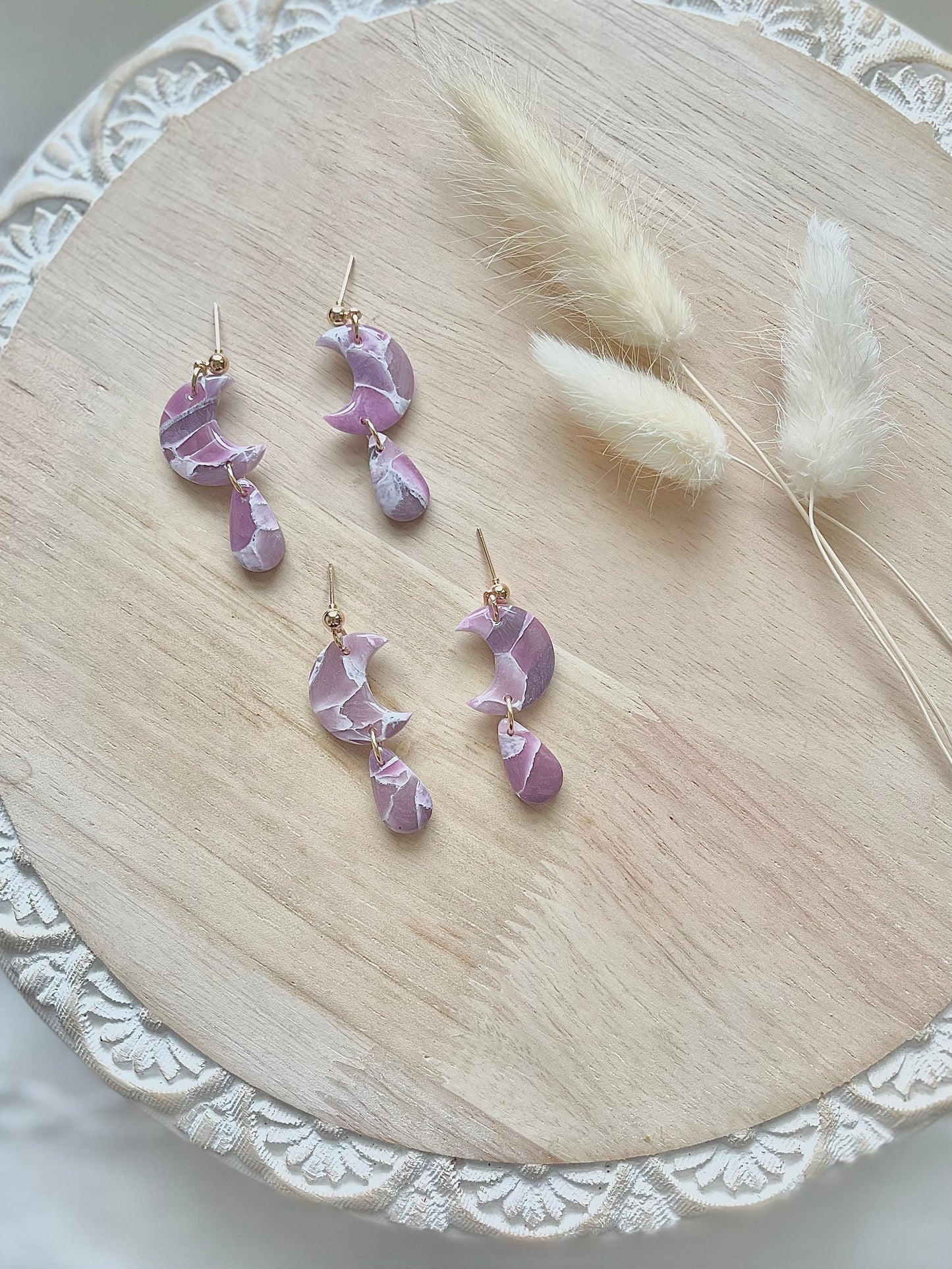 Petite moon dangle