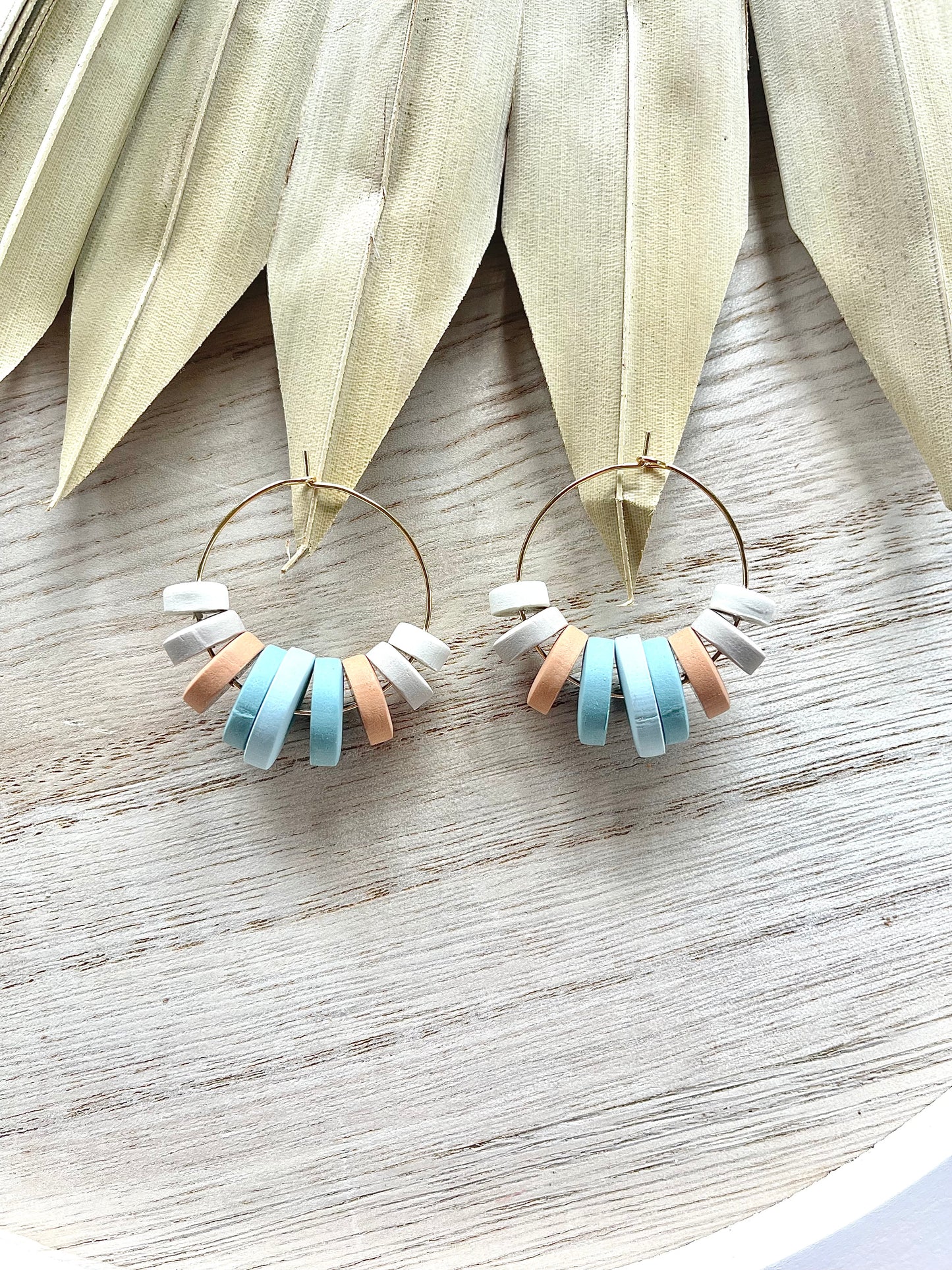 Beaded hoops Needle & Thread palette