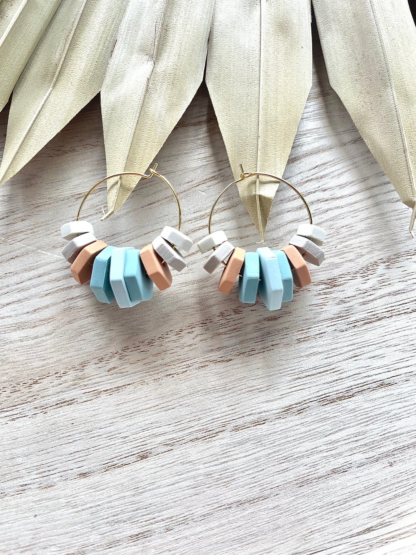Beaded hoops Needle & Thread palette