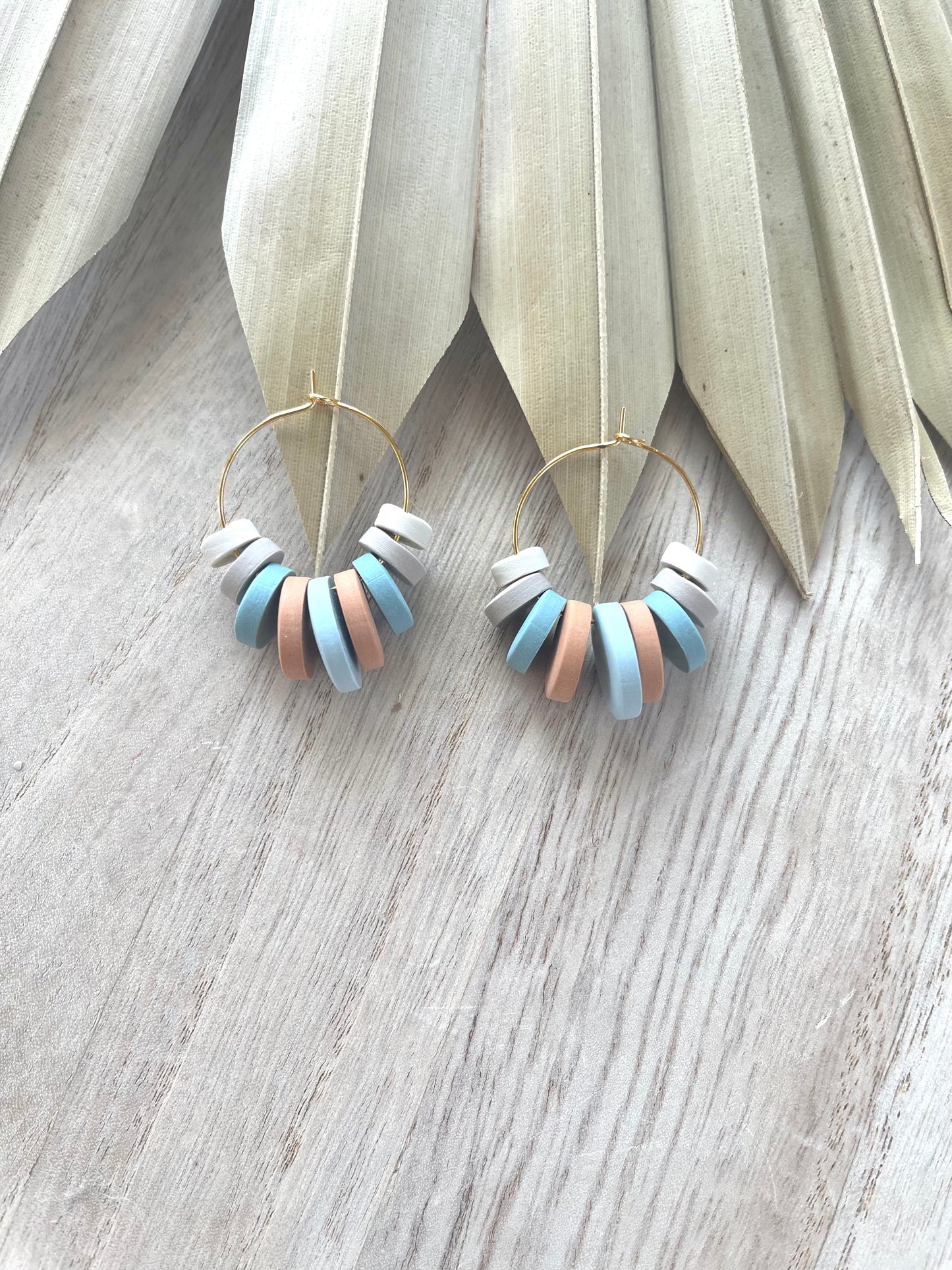 Beaded hoops Needle & Thread palette