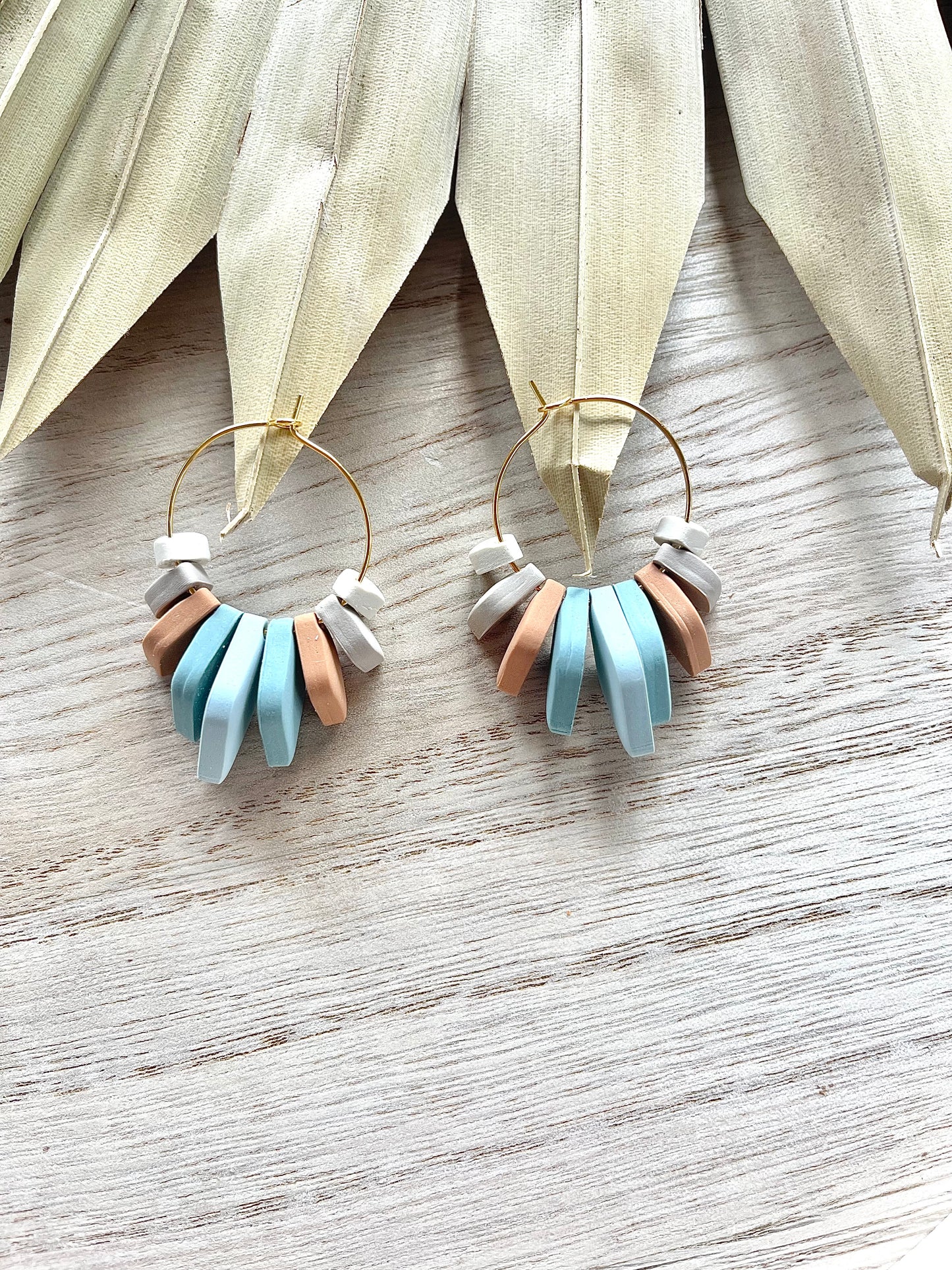 Beaded hoops Needle & Thread palette