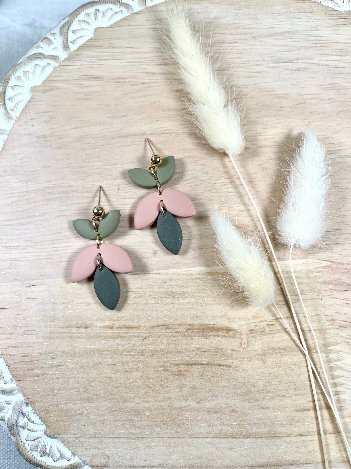 Petite Floral drop dangle