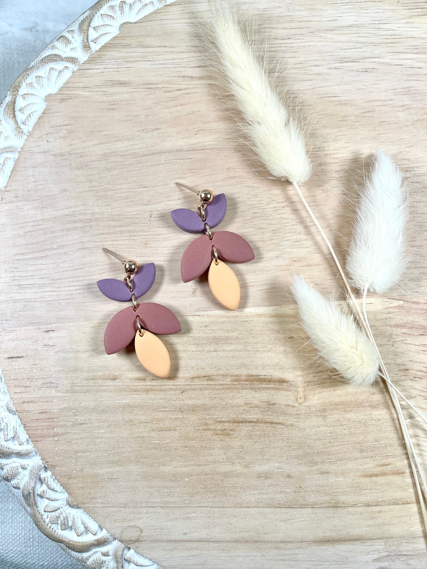 Petite Floral drop dangle