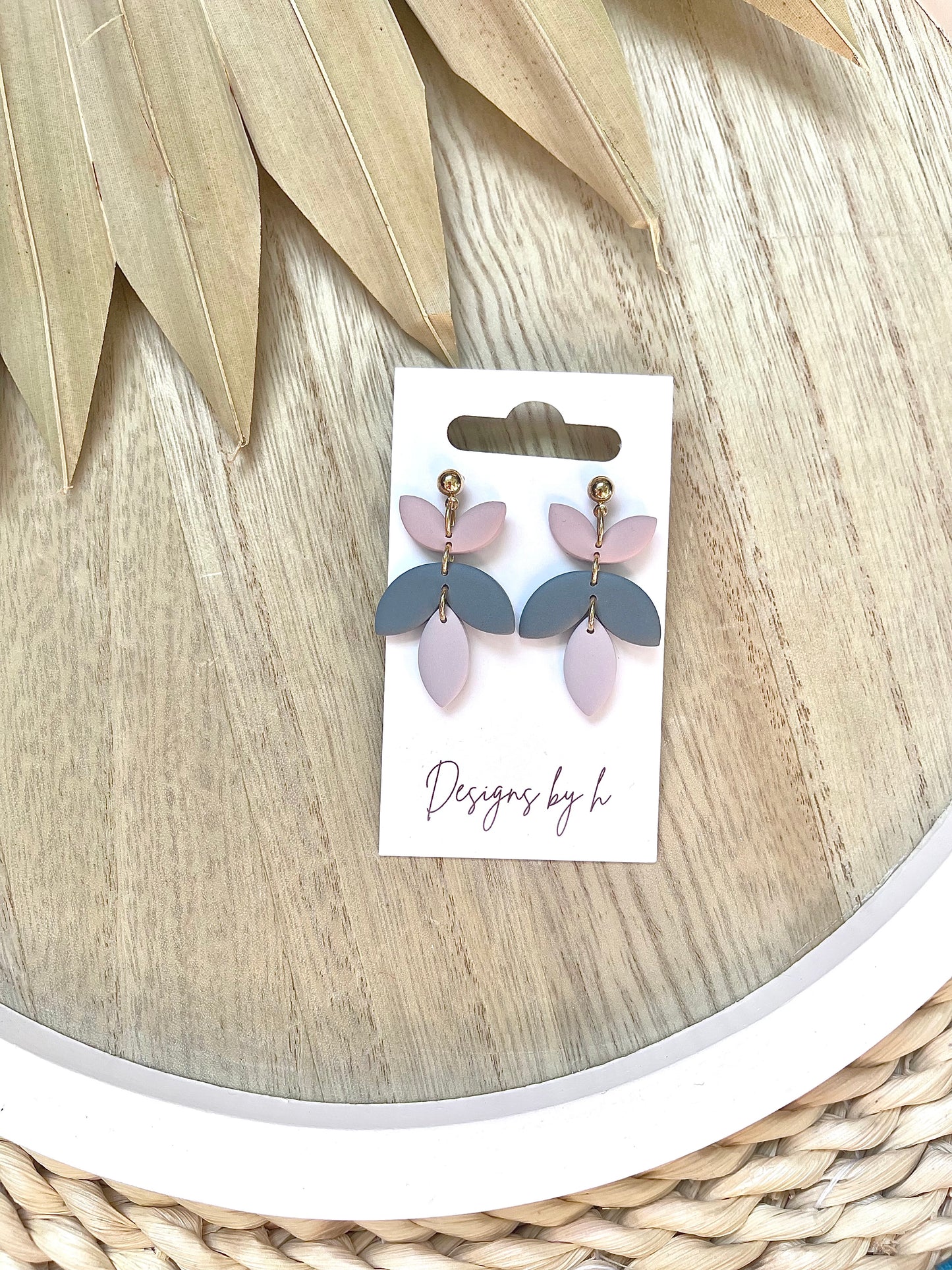 Petite Floral drop dangle