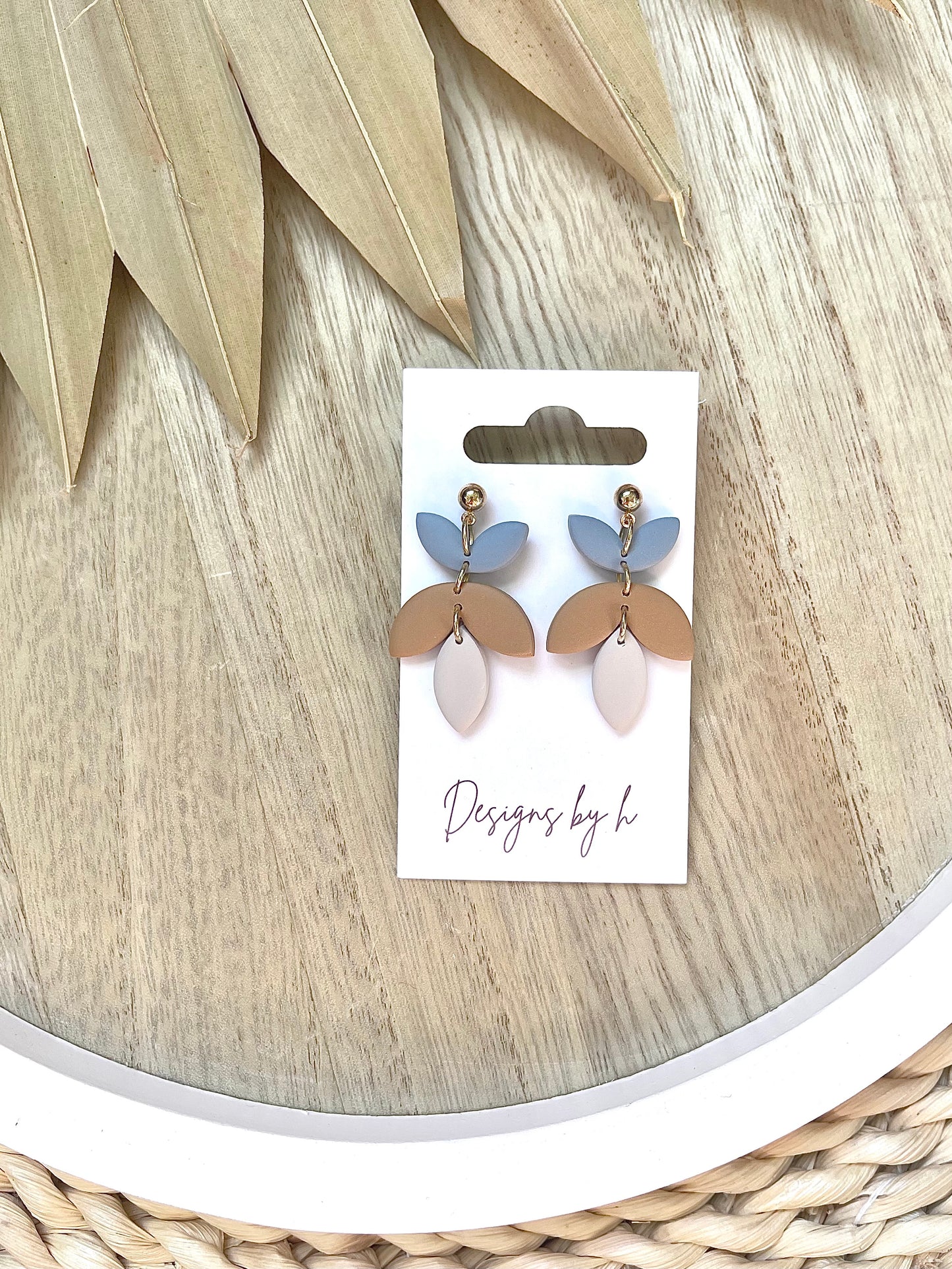 Petite Floral drop dangle