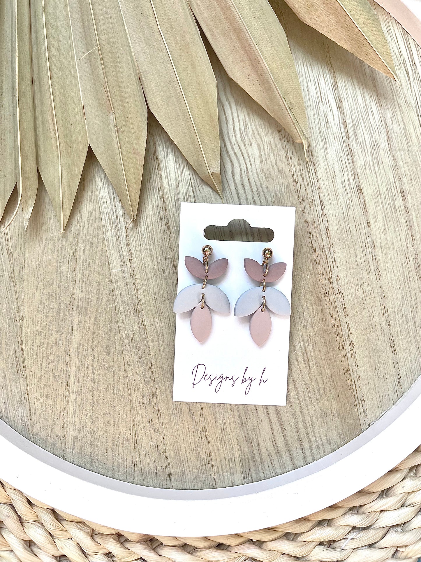 Petite Floral drop dangle