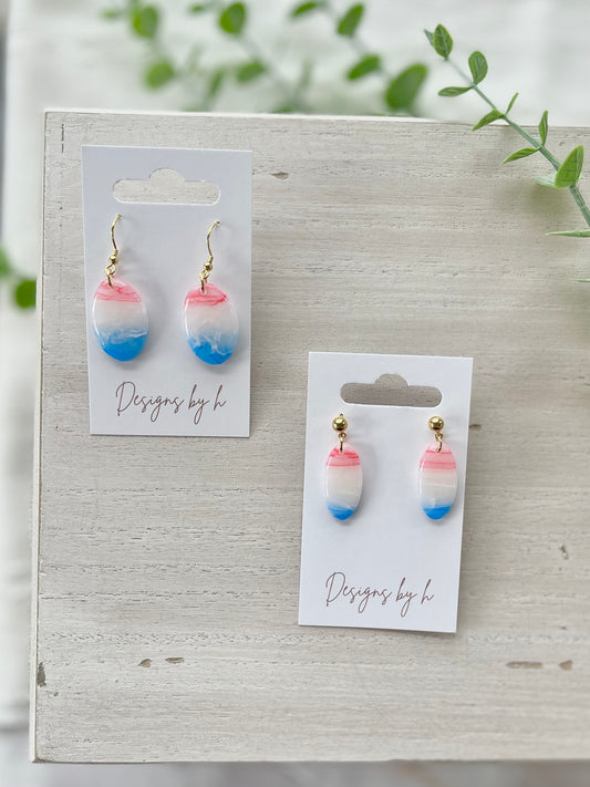 Oval dangle